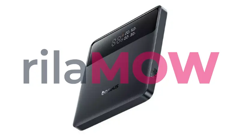 Baseus Blade H1 Fast Charging Power Bank 20000mAh 100W dengan digital display Cosmic Black