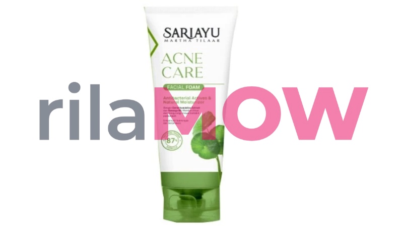 Sari Ayu Anti Acne Facial Foam dengan bahan alami untuk kulit berjerawat
