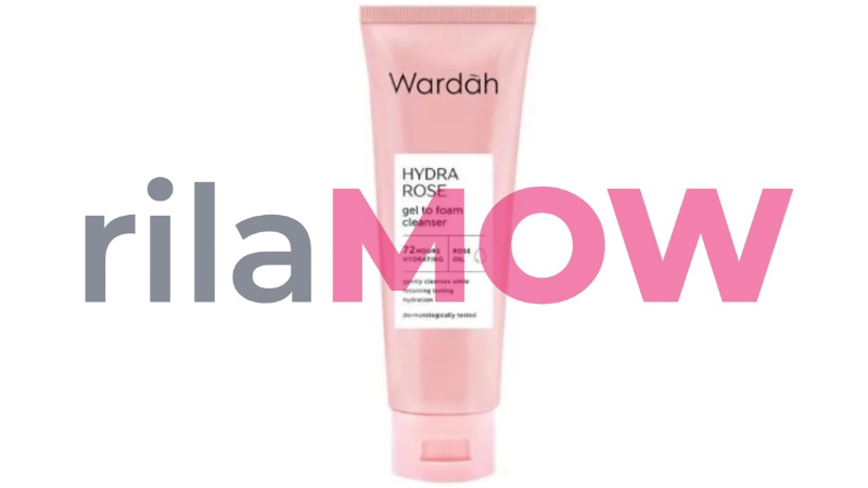Wardah Hydra Rose Face Wash untuk melembapkan kulit kering dan sensitif