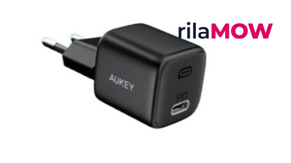 Aukey PA-B1S 20W charger murah dengan fast charging untuk HP