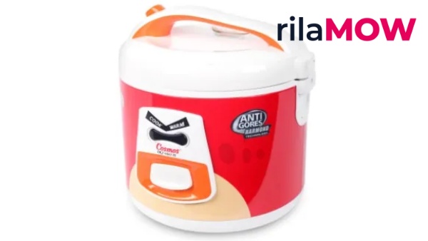rice cooker cosmos crj-6023 low watt cocok untuk penggunaan harian