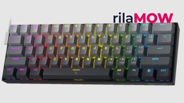 Redragon K617 Fizz keyboard mechanical 60 persen