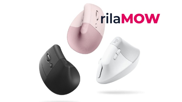 Logitech Lift Vertical mouse ergonomis anti pegal