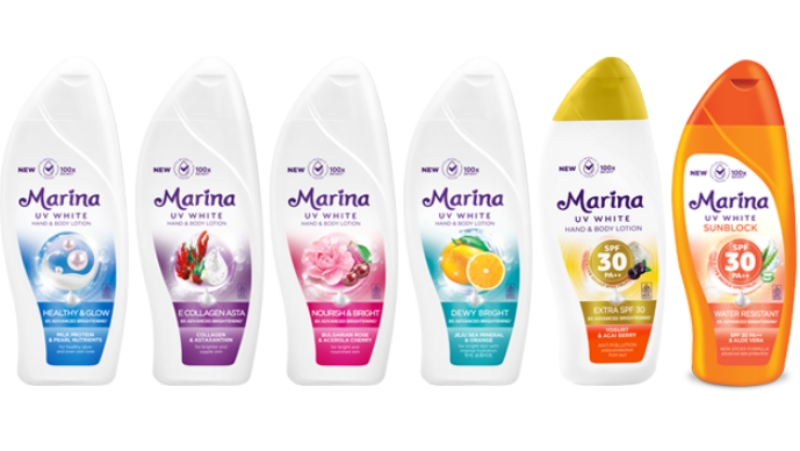 Body lotion Marina untuk perawatan tubuh sehari-hari