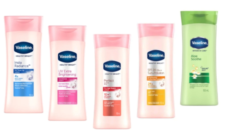 Body lotion Vaseline untuk perawatan kulit tubuh