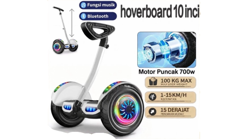 e-Buy 10 Inch Hoverboard Smart Balance Wheel dengan Bluetooth Speaker