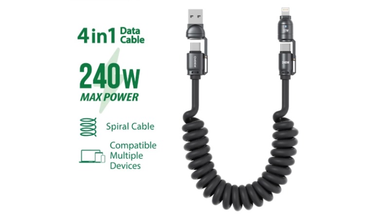 Minimo data cable 4 in 1 fast charging 240W